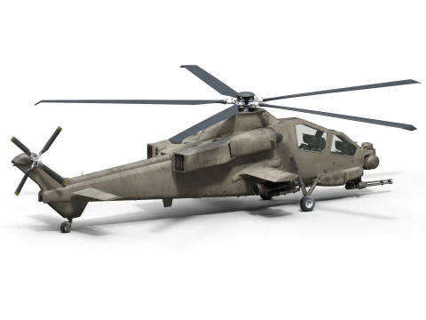 Helicopter 3D Model
