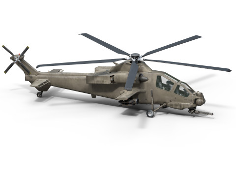 Helicopter 3D 모델