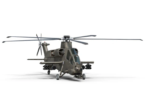 Helicopter 3D Model