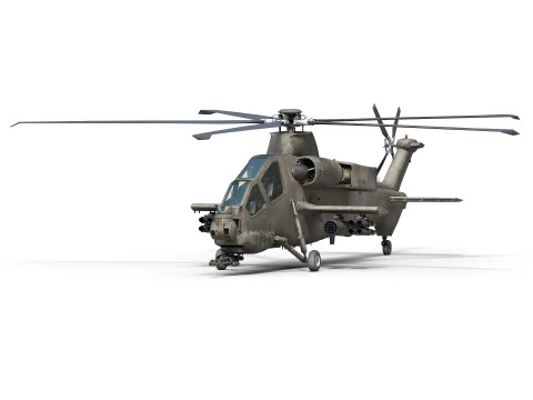 Helicopter 3D Model