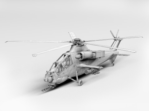 Helicopter 3D 모델