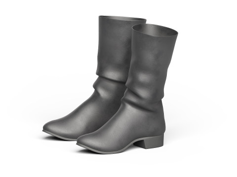 Black boots 3D Model