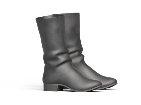 Black boots 3D Model