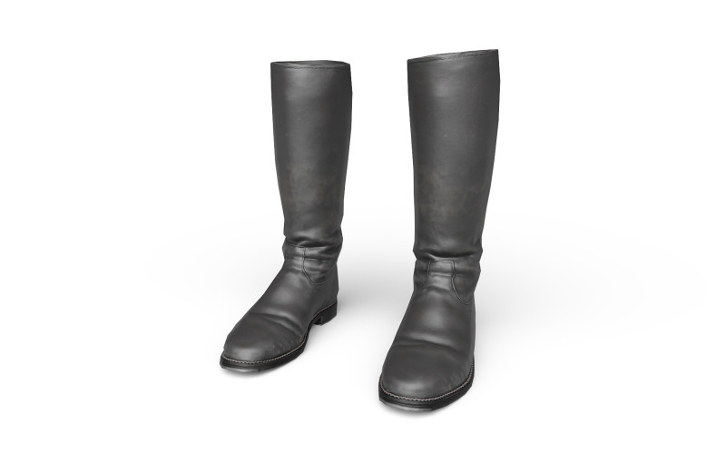 Big black boots Modello 3D .c4d .max .obj .3ds .fbx .stl .blend