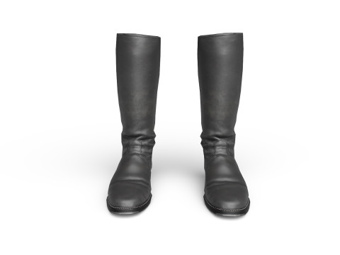 Big black boots Modello 3D