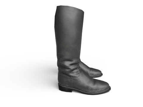 Big black boots Modello 3D