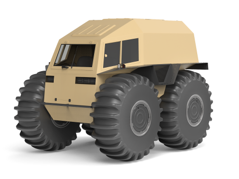 Cross country vehicle Modelo 3D