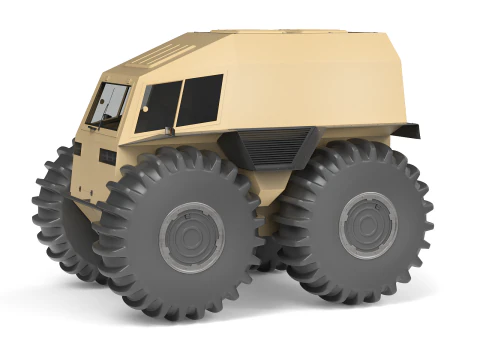 Cross country vehicle 3D Model