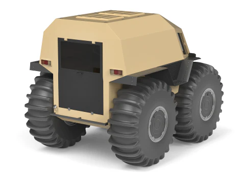 Cross country vehicle 3D Model