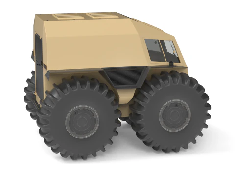 Cross country vehicle 3D Model