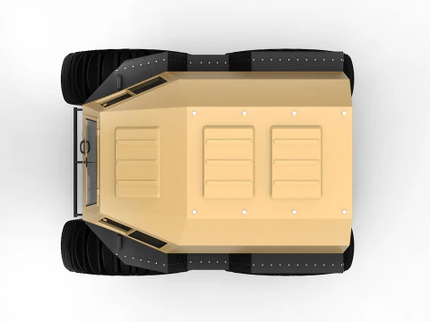 Cross country vehicle 3D Model