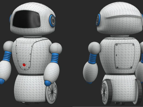 Toy robot 3D Model