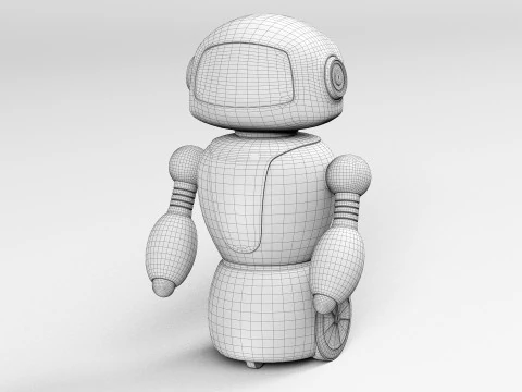 Toy robot 3D Model