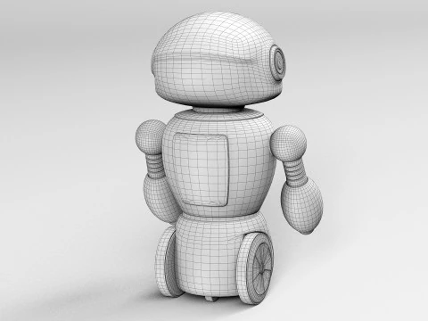 Toy robot 3D Model