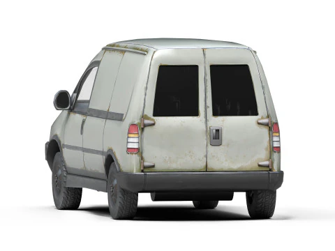 Eski Jenerik Van 3D Model