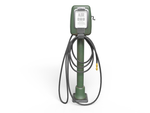 Vintage Air Pump 3D Model