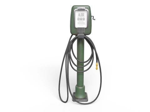 Vintage Air Pump 3D Model