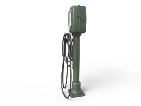 Vintage Air Pump 3D Model