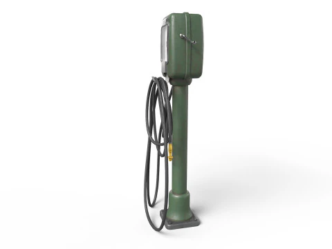 Vintage Air Pump 3D Model