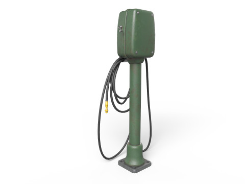 Vintage Air Pump 3D Model