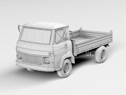 Truck for transportation Model 3D