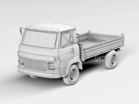 운송용 트럭 3D 모델