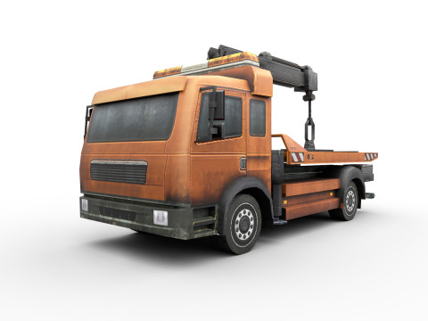 Car towing 3D मॉडल