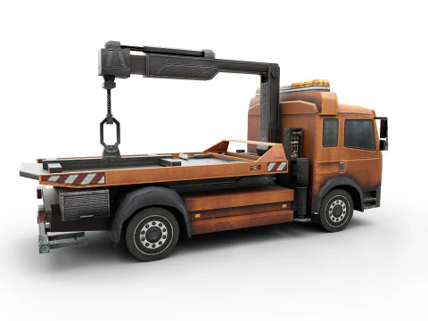 Car towing 3D Model
