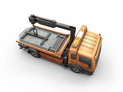 Car towing 3D Model
