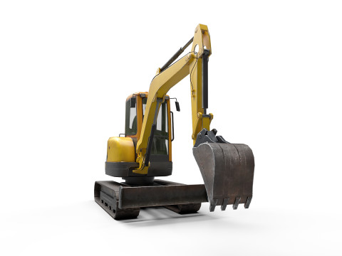 Mini Excavator 3D Модель