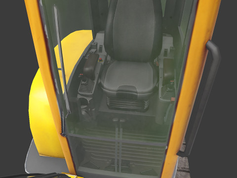 Mini Excavator 3D Модель
