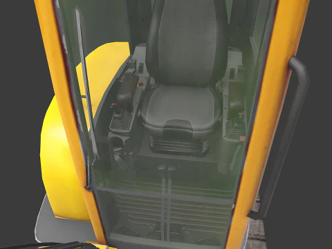 Mini Excavator 3D Model