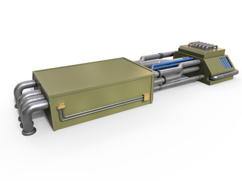 Industrial piping system 3D Model
