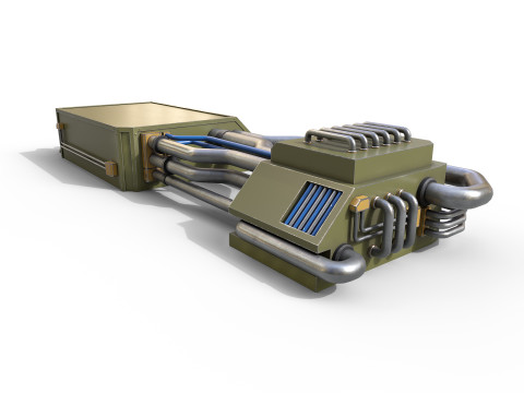 Industrial piping system 3D Model