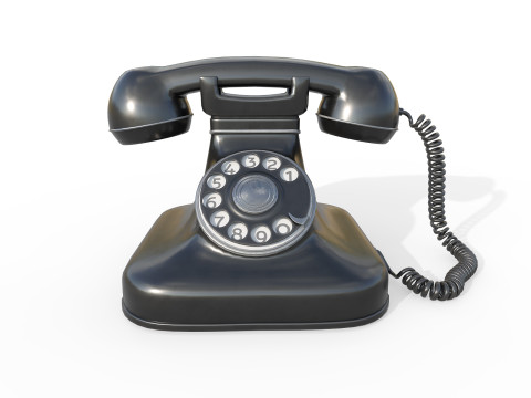 Retro-telefoon 3D Model