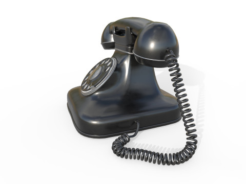 Retro-telefoon 3D Model