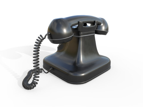 Retro-telefoon 3D Model