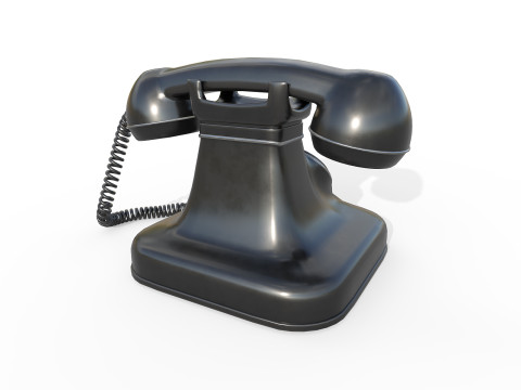 Retro-telefoon 3D Model