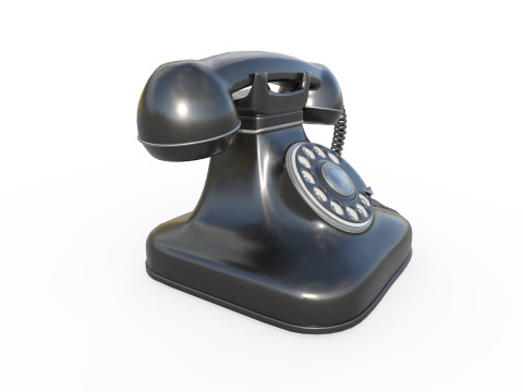 Retro-telefoon 3D Model