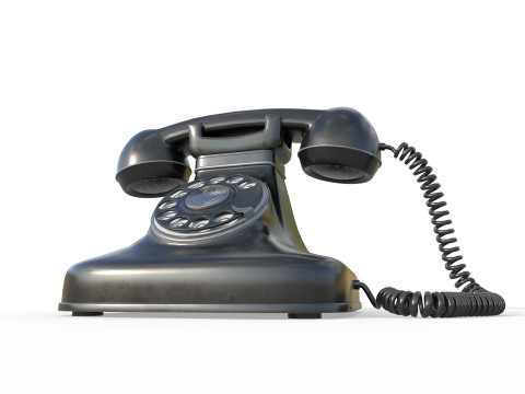 Retro-telefoon 3D Model