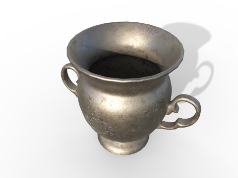 Vas besi antik Model 3D