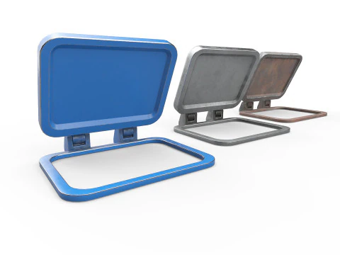 Vecchio portello v2 Modello 3D