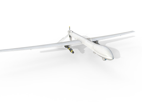 General Atomics MQ-1 Predator UAV-Drohne 3D Modell