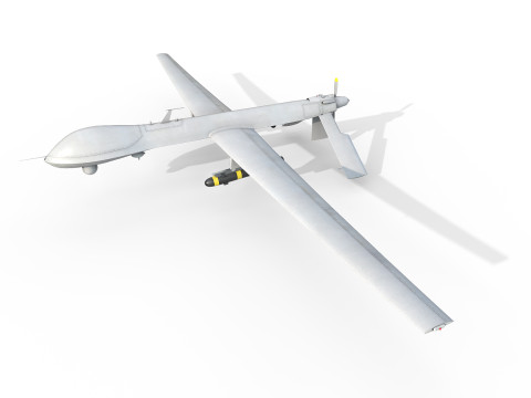 Drone UAV Predador General Atomics MQ-1 Modelo 3D