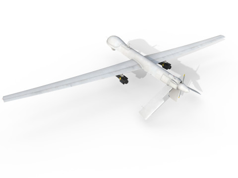 Drone UAV Predador General Atomics MQ-1 Modelo 3D