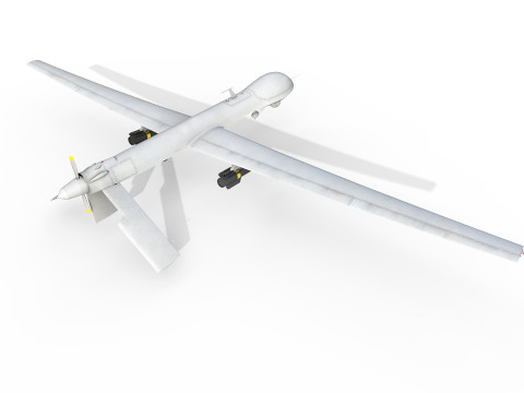 Drone UAV Predador General Atomics MQ-1 Modelo 3D