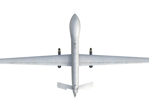 Drone UAV Predador General Atomics MQ-1 Modelo 3D