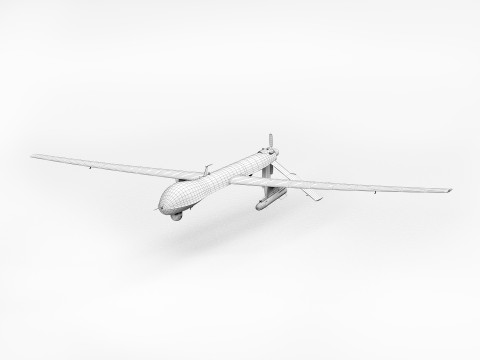 Drone UAV Predador General Atomics MQ-1 Modelo 3D