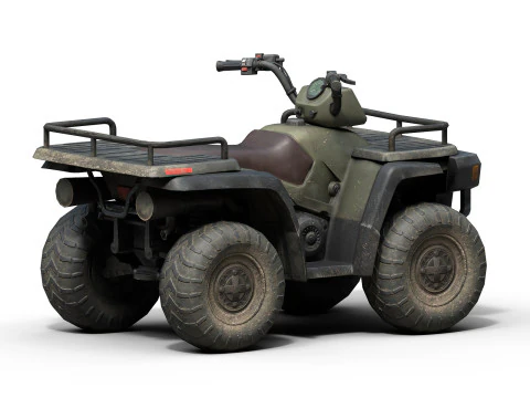 Quad Bike 3D Model