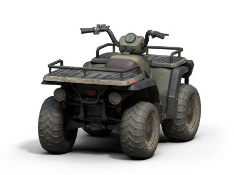 Quad Bike 3D Model